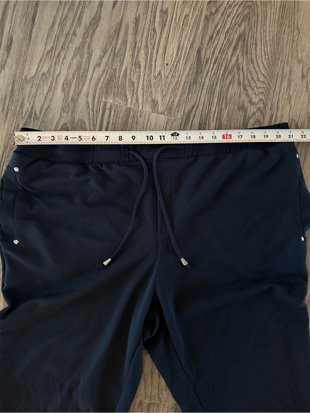 Navy Drawstring Lounge Pants - Picture 6 of 8